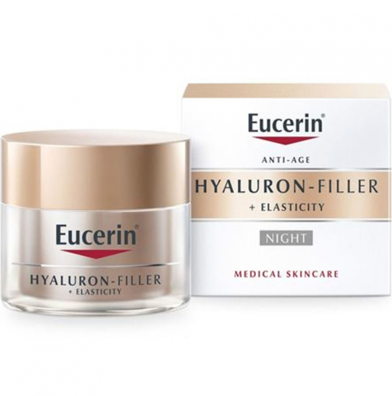 Kem đặc trị chống chảy xệ da ban đêm Eucerin hyaluron filler elasticity night cream